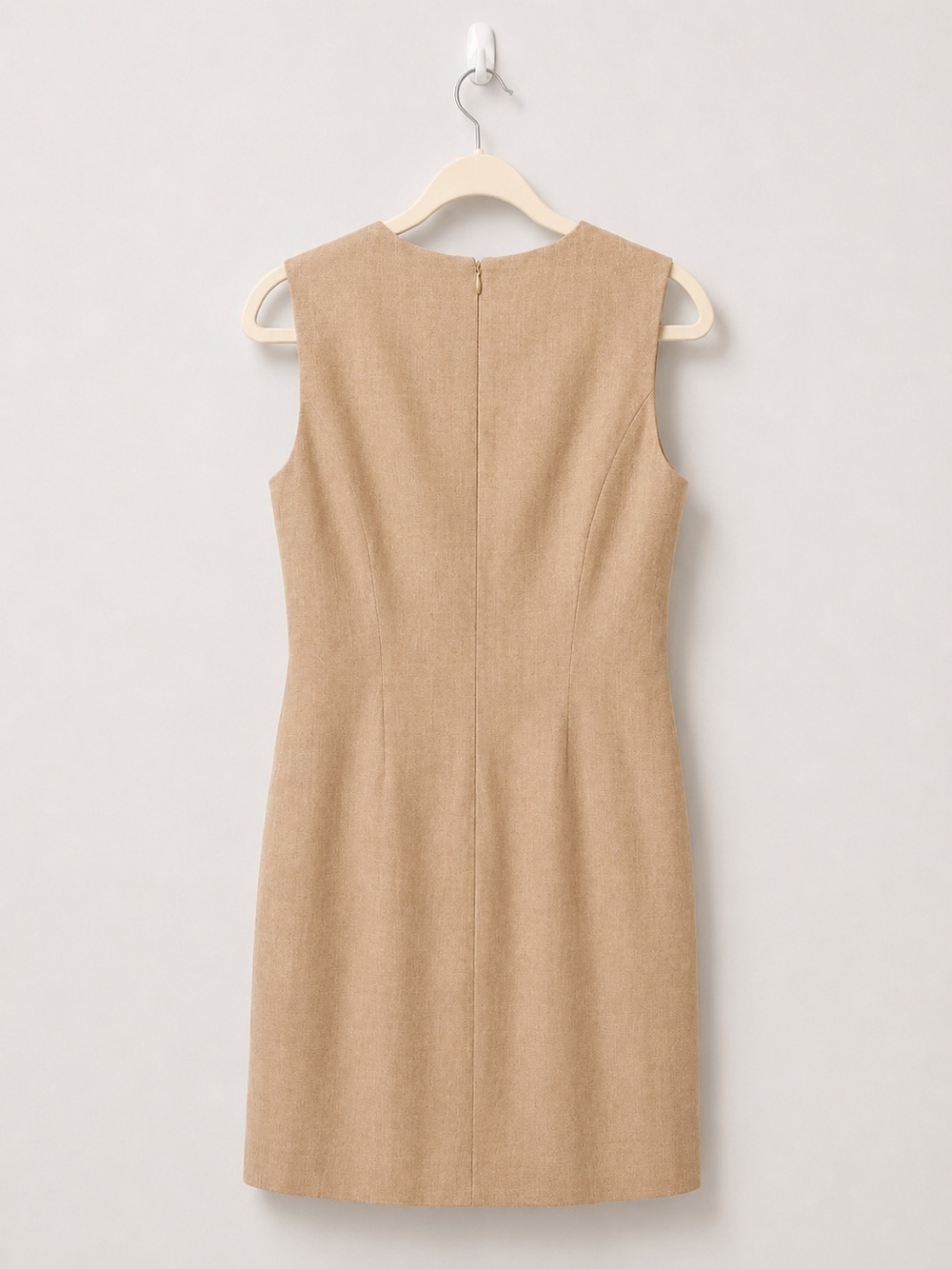 Calvin Klein Tan Sheath Dress & Blazer 2-Piece Suit Set Career Wear- NWOT Sz 12 - Picture 4 of 4